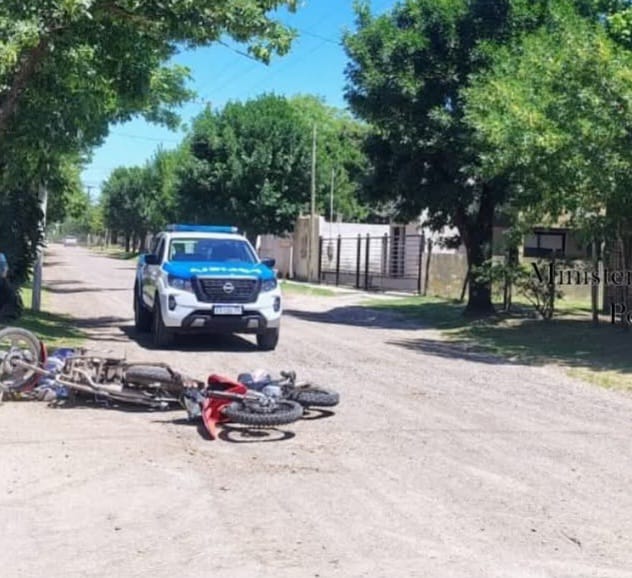 Accidente de tránsito en Feliciano: dos motovehículos involucrados